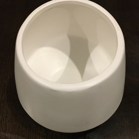 White Ceramic Ceramic Orchid Planter Pot Flower - Picture 2 of 4